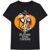 Nightmare Before Christmas Unisex Adult Heart Cotton T-Shirt
