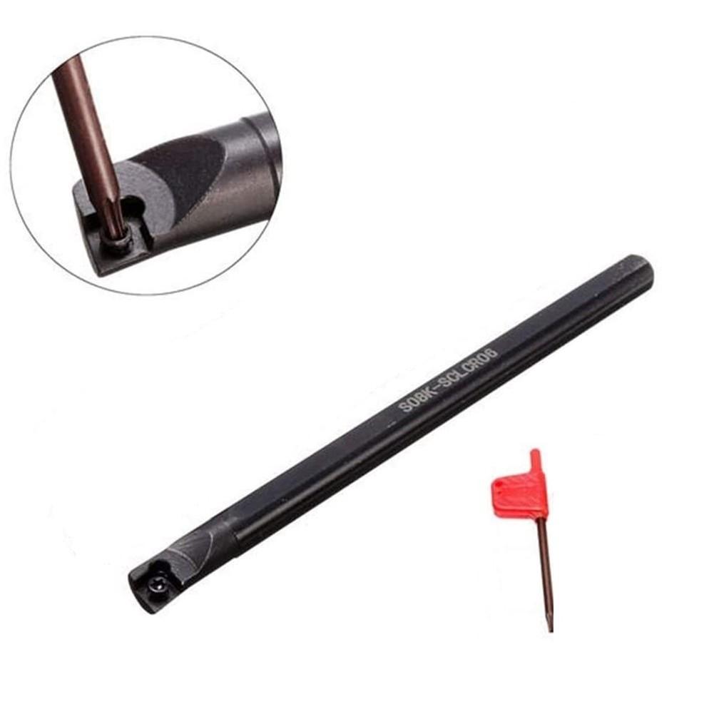 Твердосплавный токарный инструмент Токарный расточной борштанга и вставка CCMT060204-HM для обработки стали