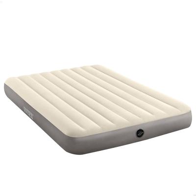 Intex DuraBeam Высокая надувная кровать, Широкая двуспальная, 152 x 203 x 25 см, 64103 [Официальный японский продукт]