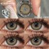 1 Pair Natural Color Contact Lenses Color Contact Lenses for Eyes Gray Eye Contacts Blue Eye Lens Fashion Green Lenses
