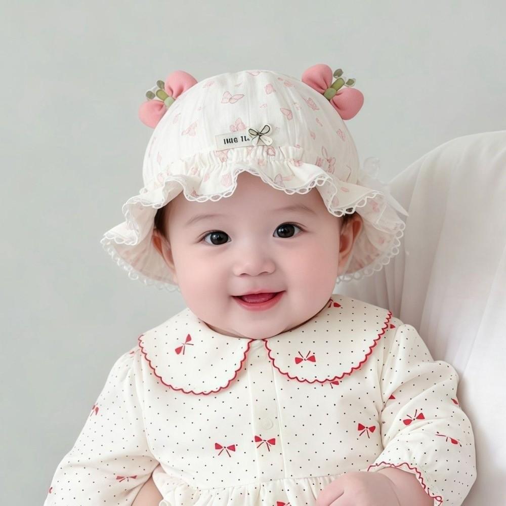 Sun Protective Sun Hat Thin Bucket Hat Princess Style Baby Cap Girl