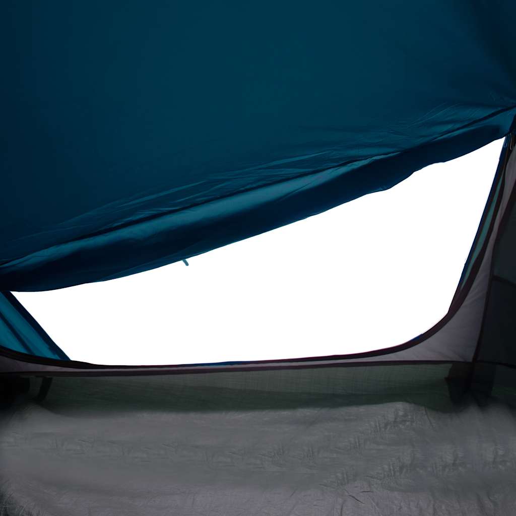 1 Person Tunnel Tent Blue Waterproof