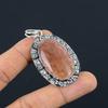 Sterling Silver Strawberry Quartz Gemstone Elegant Birthday New Pendant Jewelry