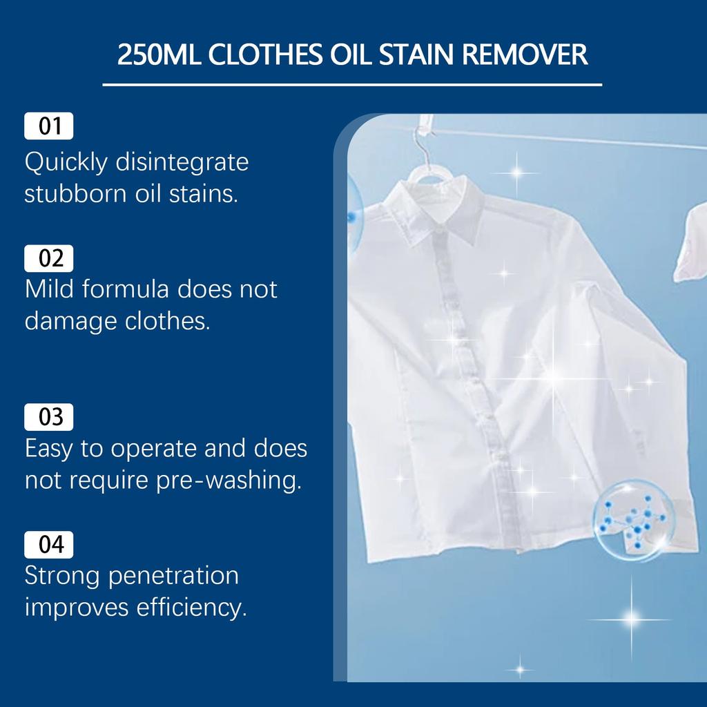 250 мл Средство для удаления масляных пятен с одежды; Средство для удаления масляных пятен с одежды; Удалитель стойких масляных пятен