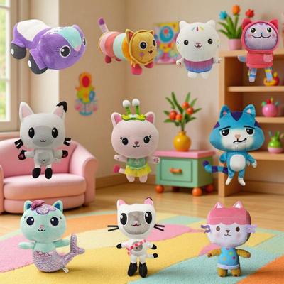 Мягкая игрушка Кошка-Русалка из Кукольного домика Габби для Европы и Америки