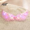 Lightweight Angel Wings with Straps LED Light Up Feather Costume for Kids, Swan Glowing Fairy Wings, Halloween Cosplay Party Performance Props