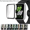 Чехол + Стекло для Samsung Galaxy Fit 3 Всесторонний Защита от царапин Бампер Защитная пленка для экрана Аксессуары Cover для Samsung Galaxy Fit3