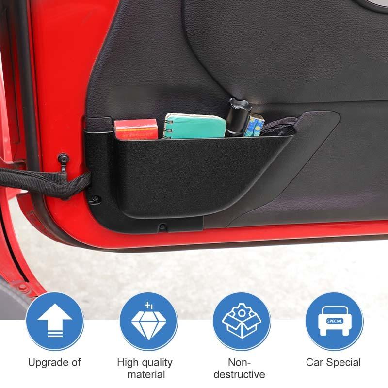 Автомобильные передние задние дверные сетчатые карманы Ящик для хранения Органайзер Контейнер Для Jeep Wrangler JK 2011-2017 Аксессуары для интерьера