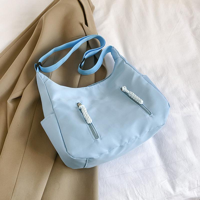 2024 летняя повседневная сумка-мессенджер большой вместимости, новая модная персонализированная трендовая сумка через плечо для поездок на работу