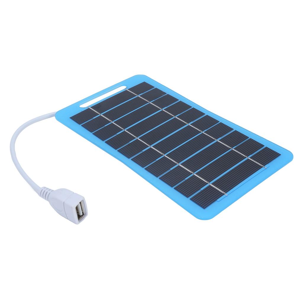 Зарядное устройство на солнечной панели 5 Вт 5 В Монокристаллический кремний Легкая портативная солнечная панель с ручкой для
