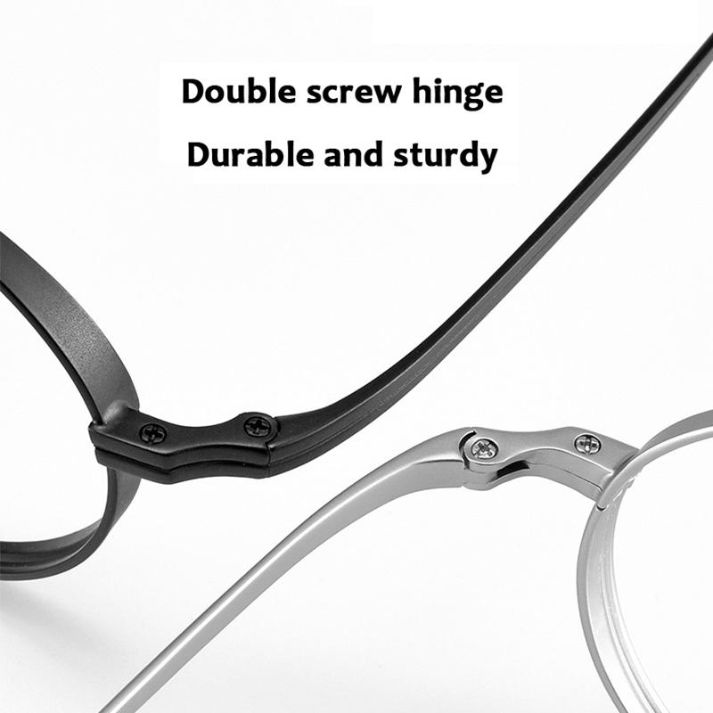 Японский стиль ручной работы реплика ретро круглые очки оправа KMN99 мужские чистый титан очки роскошные анти синий свет очки