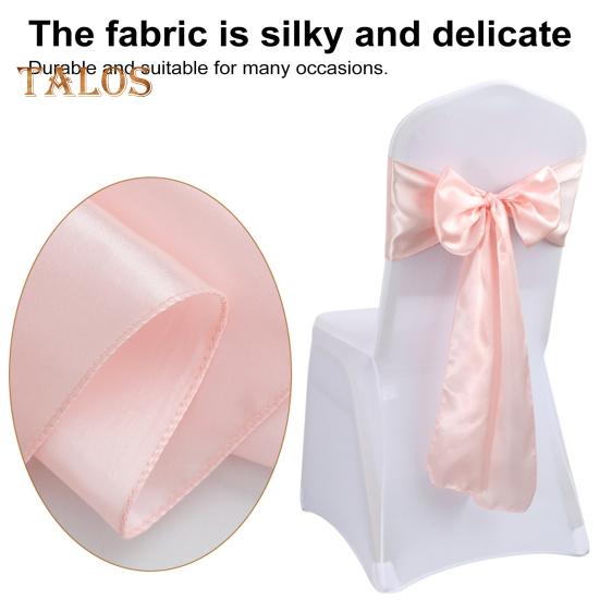 10 шт. чехлов на спинки стульев, атласные чехлы на стулья, большой бант, декор для праздников, свадеб, банкетов, подвязки для стульев для столовой
