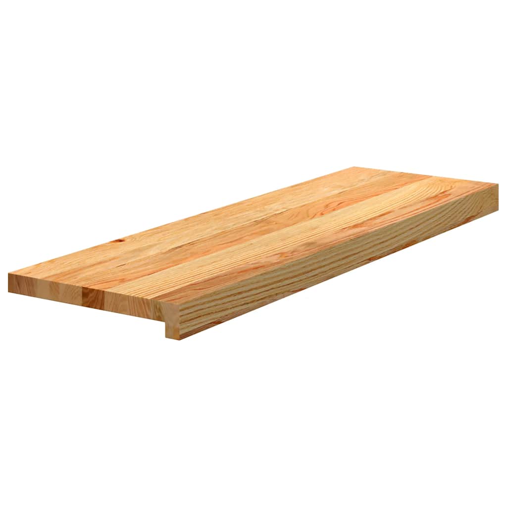 Vidaxl Stopnie Schodowe, 4 Szt. Brązowe 80X30X2Cm Lite Drewno Dębowe