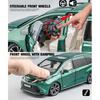 1/24 масштаб Sienna MPV, литая под давлением модель автомобиля, игрушечный автомобиль с откатным механизмом, звуком и светом для детей, коллекция подарков для мальчиков и девочек