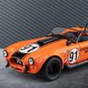 1:22 Shelby Cobra 427 S/C Сплав Спортивный Автомобиль Модель Литьевой Металл Игрушка Классический Ретро Гоночный Автомобиль Автомобили Модель Звук Свет Подарок для Детей