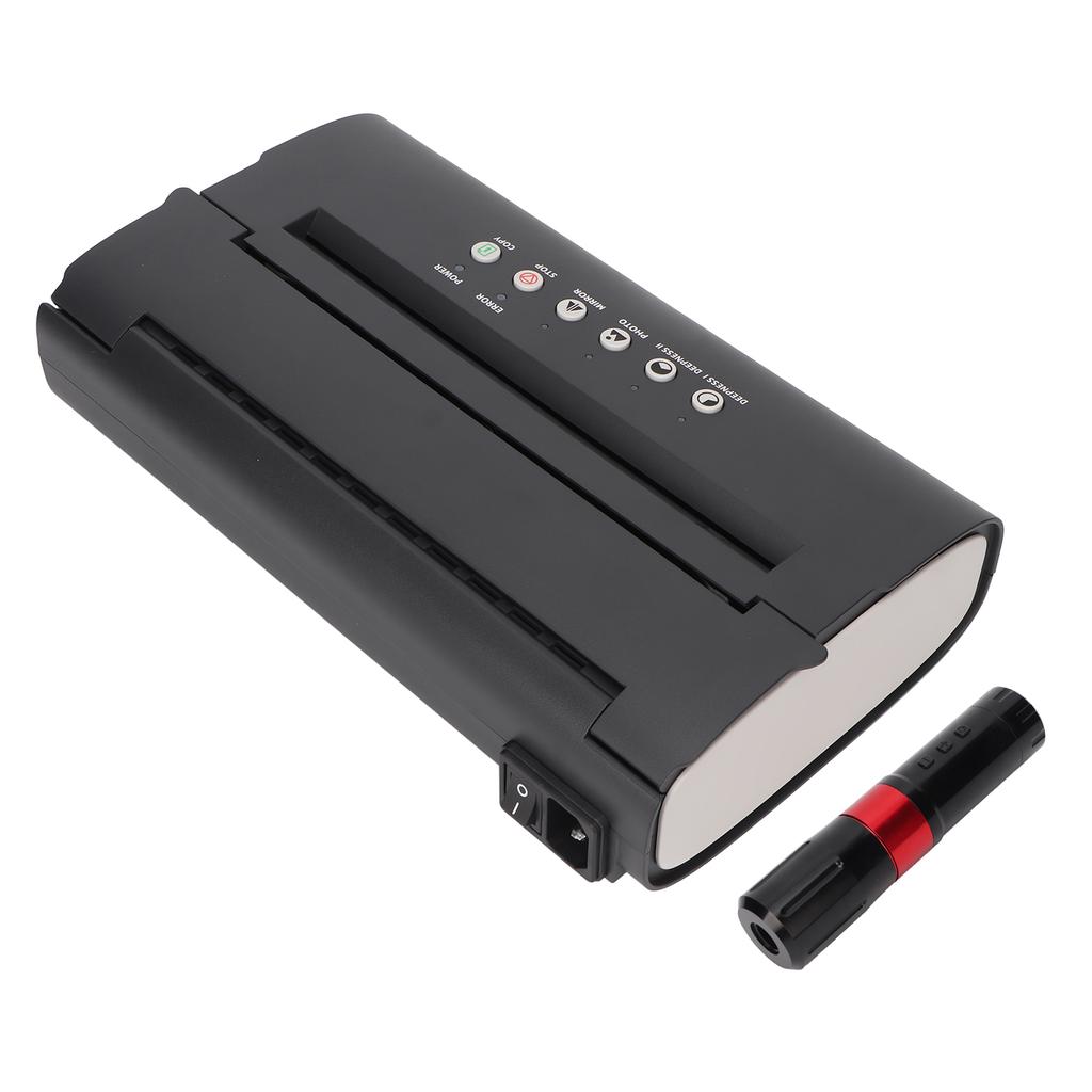 Термомашинка для переноса татуировок, комплект из беспроводной ручки для татуировок с ручкой, бумага для переноса бандажей