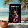 Ultra-Soft Beach Towel with La Casa De Papel Theme,Ideal for Pool - Camping, Diving - Perfect Travel Essential, Vibrant Beach Towel.