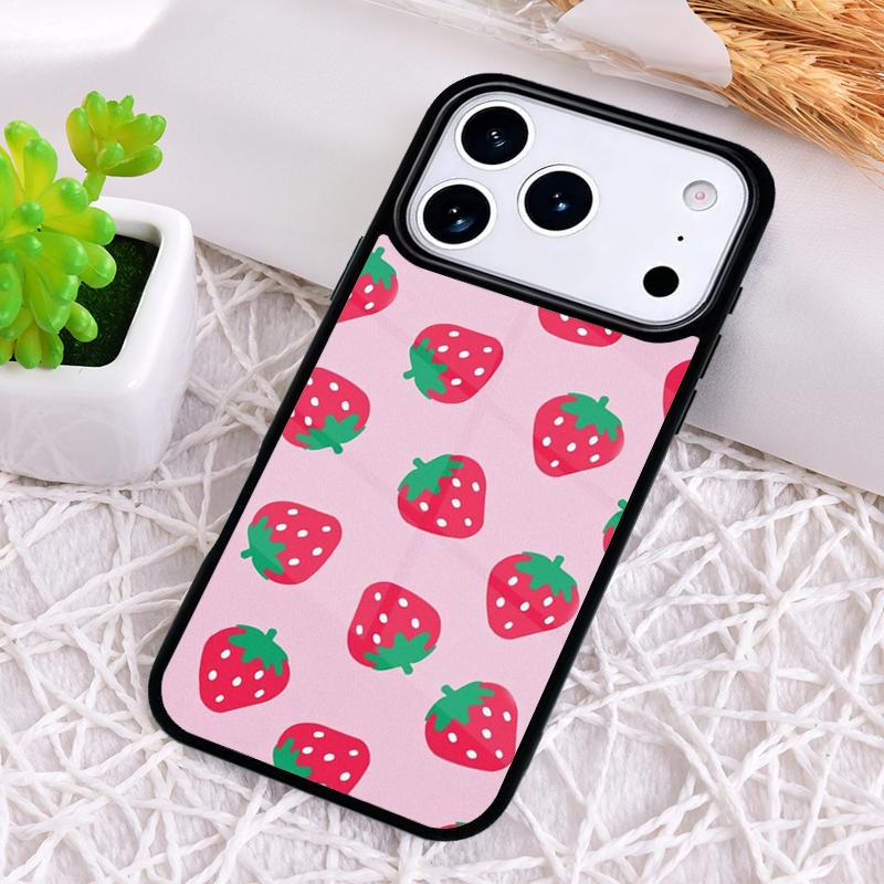Strawberry Fields Shockproof Phone Case for iPhone 17 Air 16e 15 11 12 14 13 Pro Max Cover Coque