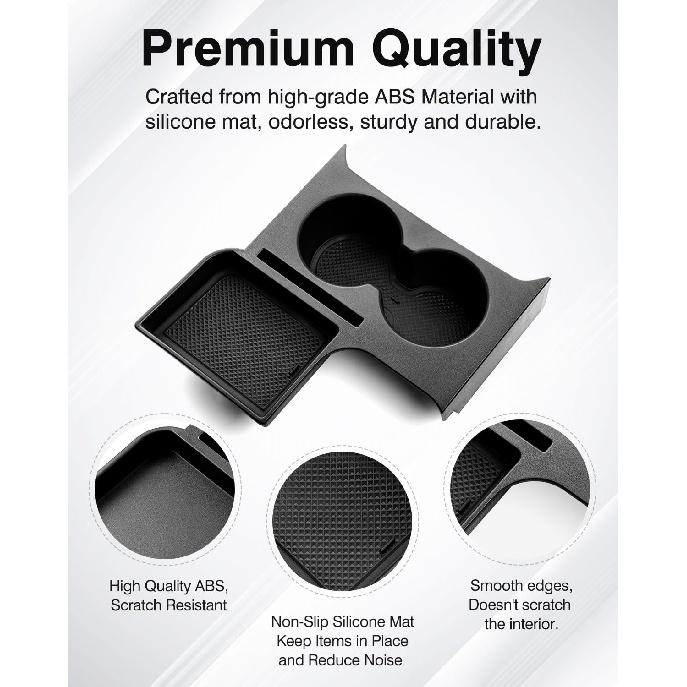 Держатель для чашки на центральной консоли Karltys для Ford Maverick 2022 2023 2024, аксессуары, лоток-органайзер для центральной консоли Maverick со вставкой для подстаканника,