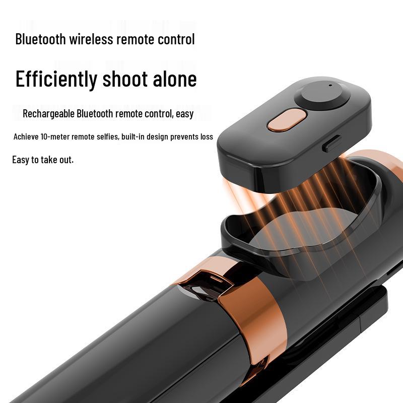 Многофункциональная Bluetooth селфи-палка 2026: Выдвижной, складной штатив для прямых трансляций