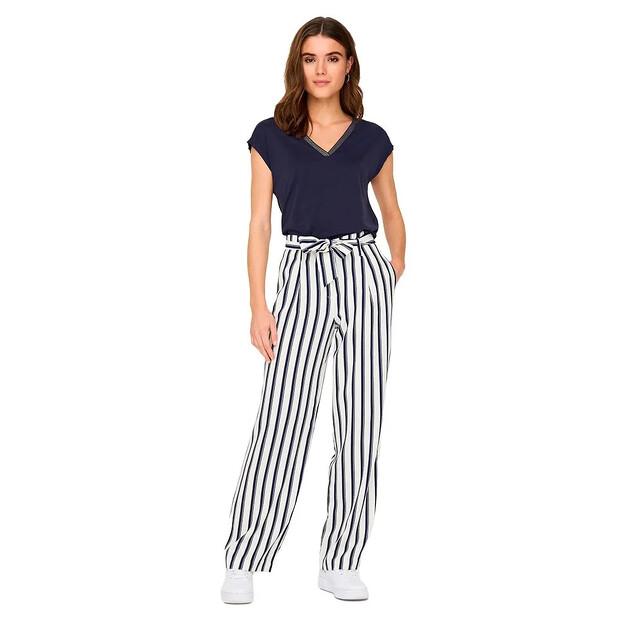 Only Lowa Stripe high waist брюки