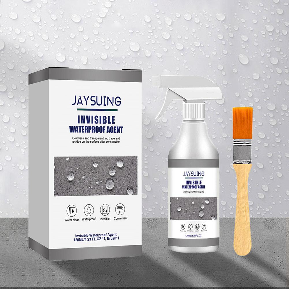 120 мл водостойкий спрей быстросохнущий герметик гидроизоляционный агент с кисточкой герметичный герметик клей ремонт стен крыш поверхностей