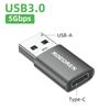 Rocoren USB Type C OTG Adapter USB C Male to USB 3.2 Female Cable Converters For Macbook Samsung S23 Xiaomi 10 Gbps Type-c OTG 3