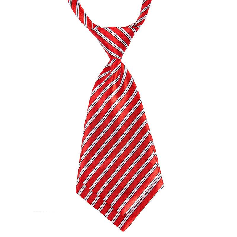 Детский галстук в полоску для школьной формы и офисной одежды