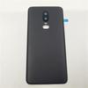 Стеклянная задняя крышка для OnePlus 6, крышка батарейного отсека, задняя панель корпуса с клейкой наклейкой для объектива камеры