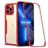 Protective Case - PROSHOP - for iPhone 13 Pro - Red - Semi-rigid - 360 Degrees