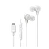 JVC Kenwood Victor HA-FR29UC-W earphones wired with microphone high resolution carrying pouch Type C Canal type USB Type-C 1.2m white HA-FR29UC