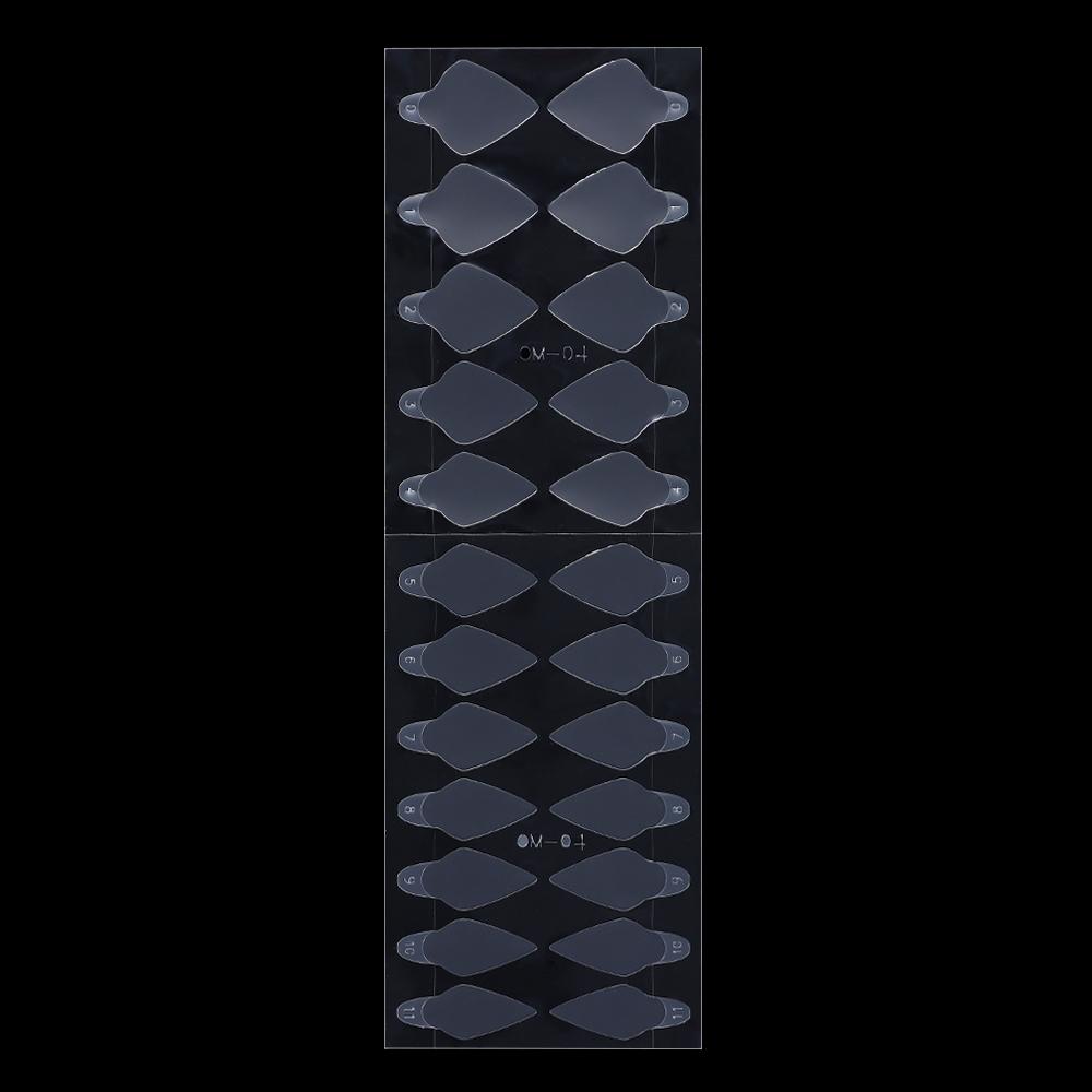 Hot Poly Nail Gel System Extension French Forma Dual Sticker for Dual Forms French Line Silicone