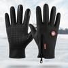 Winter Outdoor Warm Gloves Motorcycle Bike Gloves Touch Screen Windproof Glove for Outdoor Cycling Skiing Adults Thermal Gloves