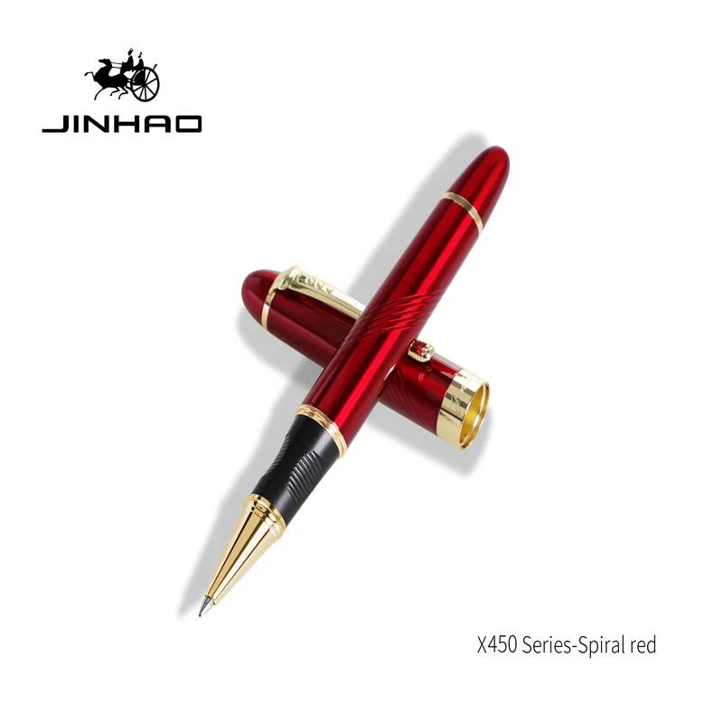 JINHAO X450 Классические шариковые ручки Роскошная ручка для письма с пером 0,5 мм Офисная подпись Школьная Каллиграфия Письменные принадлежности Канцелярские товары