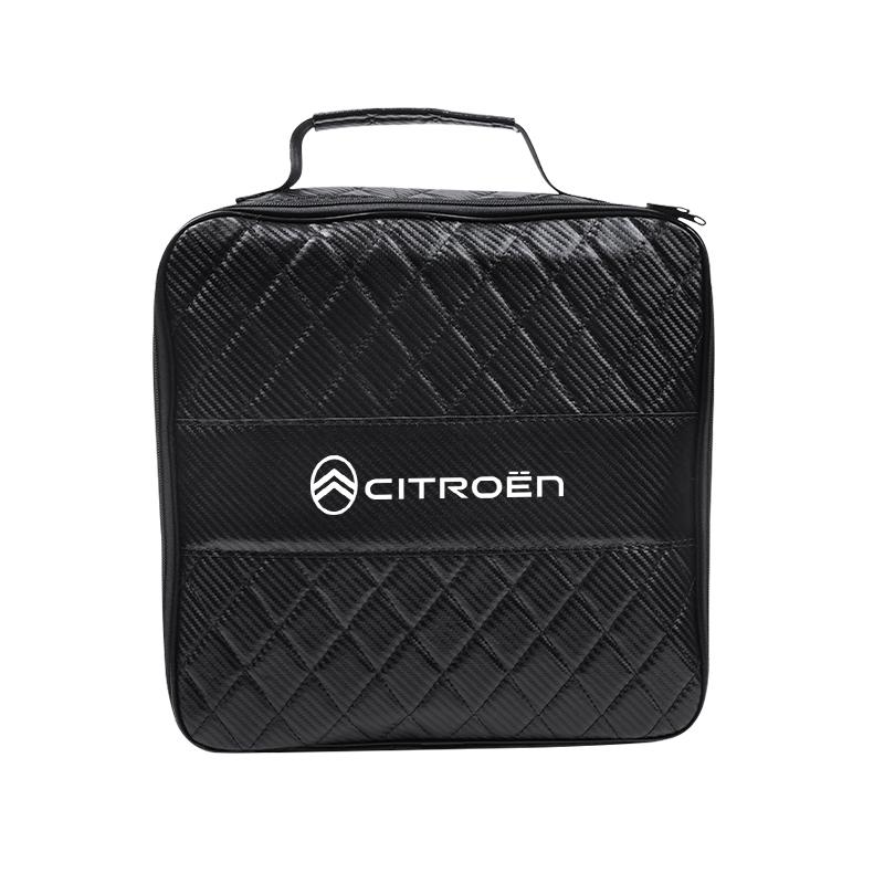 Electric Car Charger Storage Bag Charging Cable Handled Bag For Citroen C3 C5 AIRCROSS C5X C4 e-C4 X e-C3 Berlingo C-Elysee C1