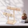 Natural Wood Bracelet Storage Rack Multi-purpose Tier Jewelry Stand Jewelry Display Stand  Girls