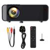 W10 Портативный светодиодный проектор 1080P Ultra HD(720P Та же версия экрана) черный