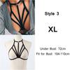 Summer Bralette Bustier Belt Lingerie Push Up Crop Top Cage Harness Sexy Bandage Bra