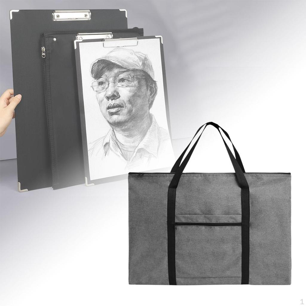 Art Portfolio Bag Document File Organizer Water Resistant Portable Organize Wall Border for Calendar