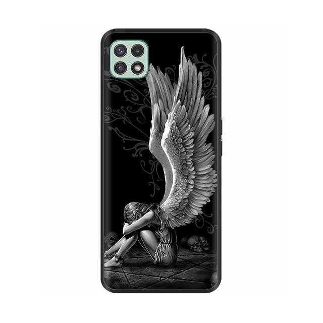 Чехол для Samsung A22, противоударный силиконовый мягкий мраморный чехол для телефона Samsung A22s, чехол для Samsung Galaxy A22 A 22, черные бамперы