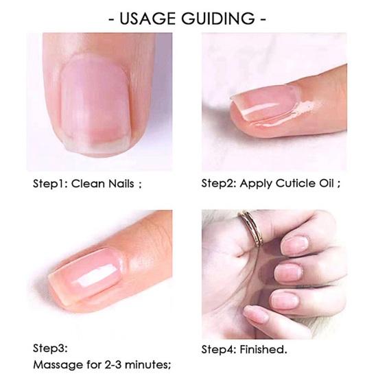 Nail Oil with Dried Flower Extracts Nourishing Moisturizing Treatment for Stronger Nails Floral Fragrance Gel Polish Nail Care Oil for Manicure