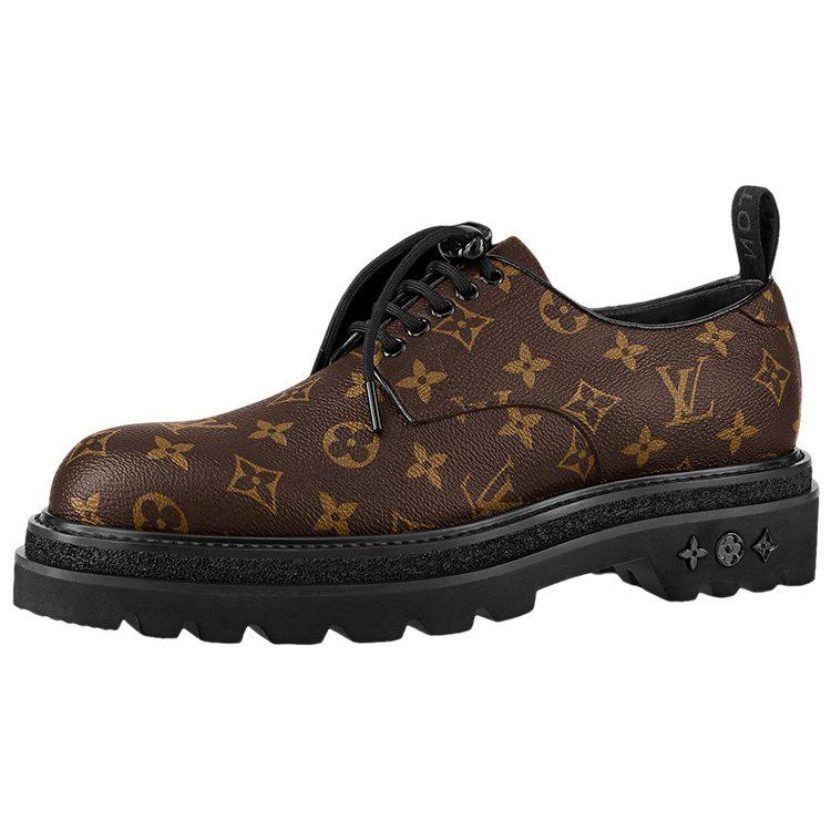 Louis Vuitton Черные Дерби 'Black Brown Monogram' 1A8FUZ