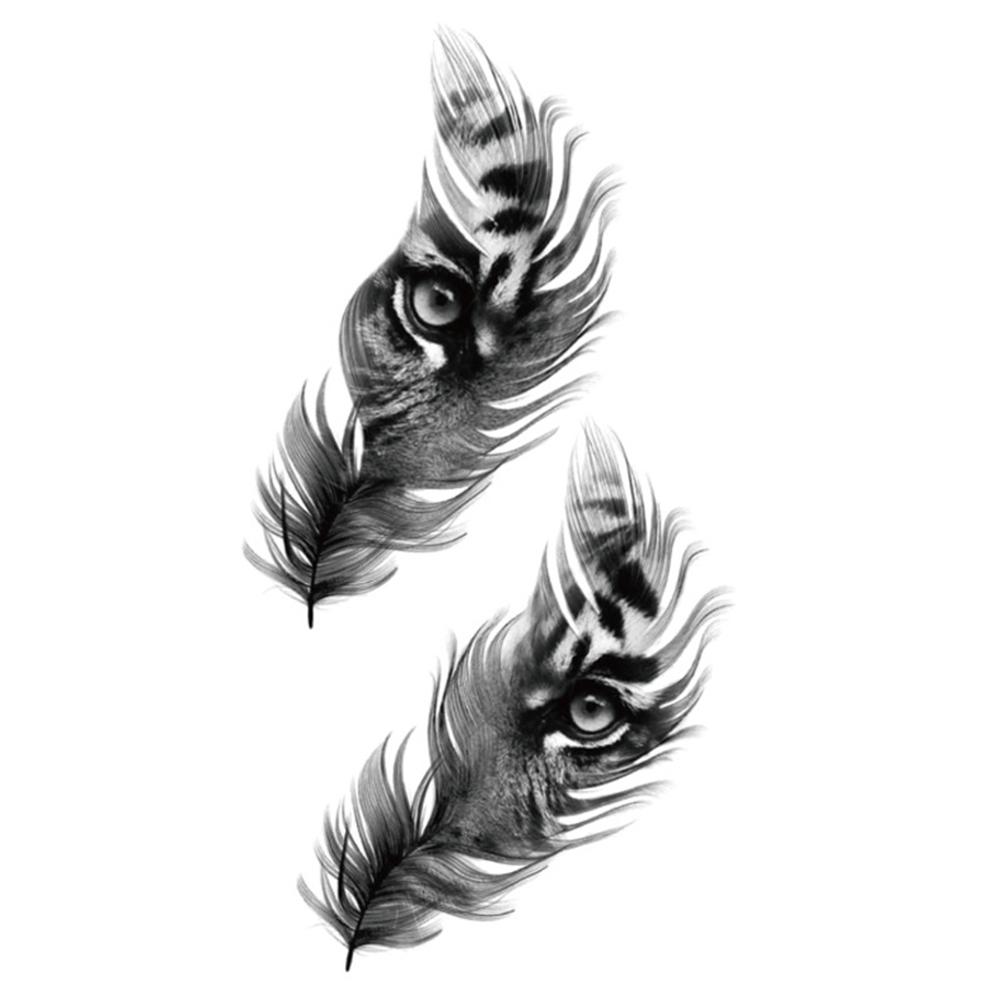 Маленькие свежие черные татуировки наклейки водонепроницаемые долговечные татуировки наклейки боди-арт татуировки для женщин мужчин