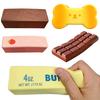 1/2/3/4/5/6Pcs Strawberry Jelly Stick Squeeze Toy Slow Rising Anxiety Stress Relief Chocolate Butter Stick Fidget Sensory Calming Toy