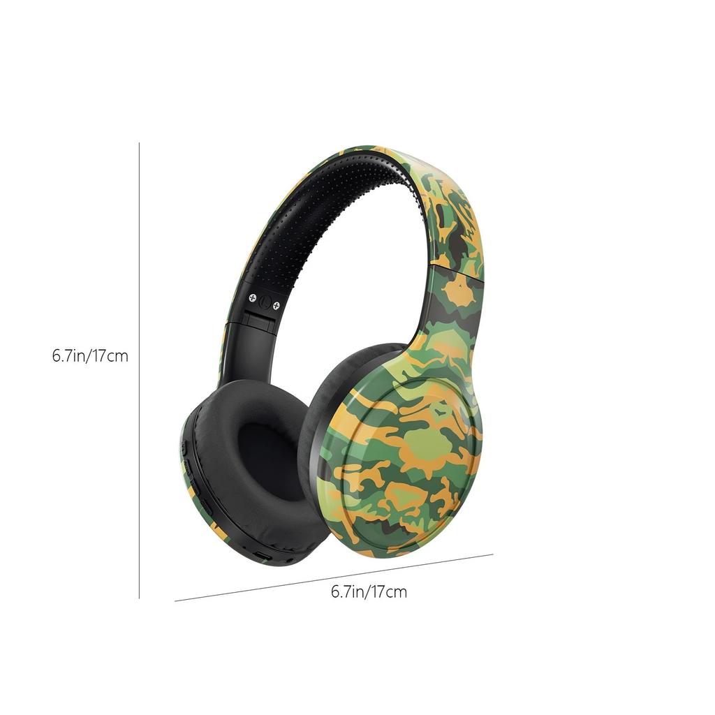 Беспроводные Bluetooth-наушники с сабвуфером, Bluetooth 5.3, подходят для мобильных устройств, компьютеров, игр, музыки и спорта