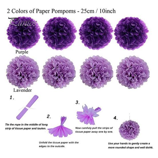 1 комплект, комплект для украшения вечеринки, красочные бумажные вееры с цветами, помпоны, баннеры, карнавальные украшения для дня рождения, праздника, фиесты