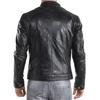 SKINOUTFIT Men's Genuine Lambskin Black Leather Jacket Stylish Motorcycle Bomber Biker Outerwear MJ 07