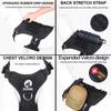 Medium Big Dog Harness Multifunction Tactical Dogs Vest More Solid Waterproof Oxford Cloth Dogs Harness Dog Accessoires Supplies