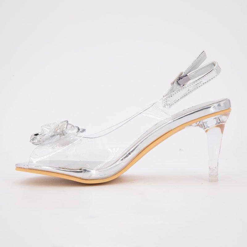 Women's Mira01 White Heeled Sandal 35/41 LAURA VITA