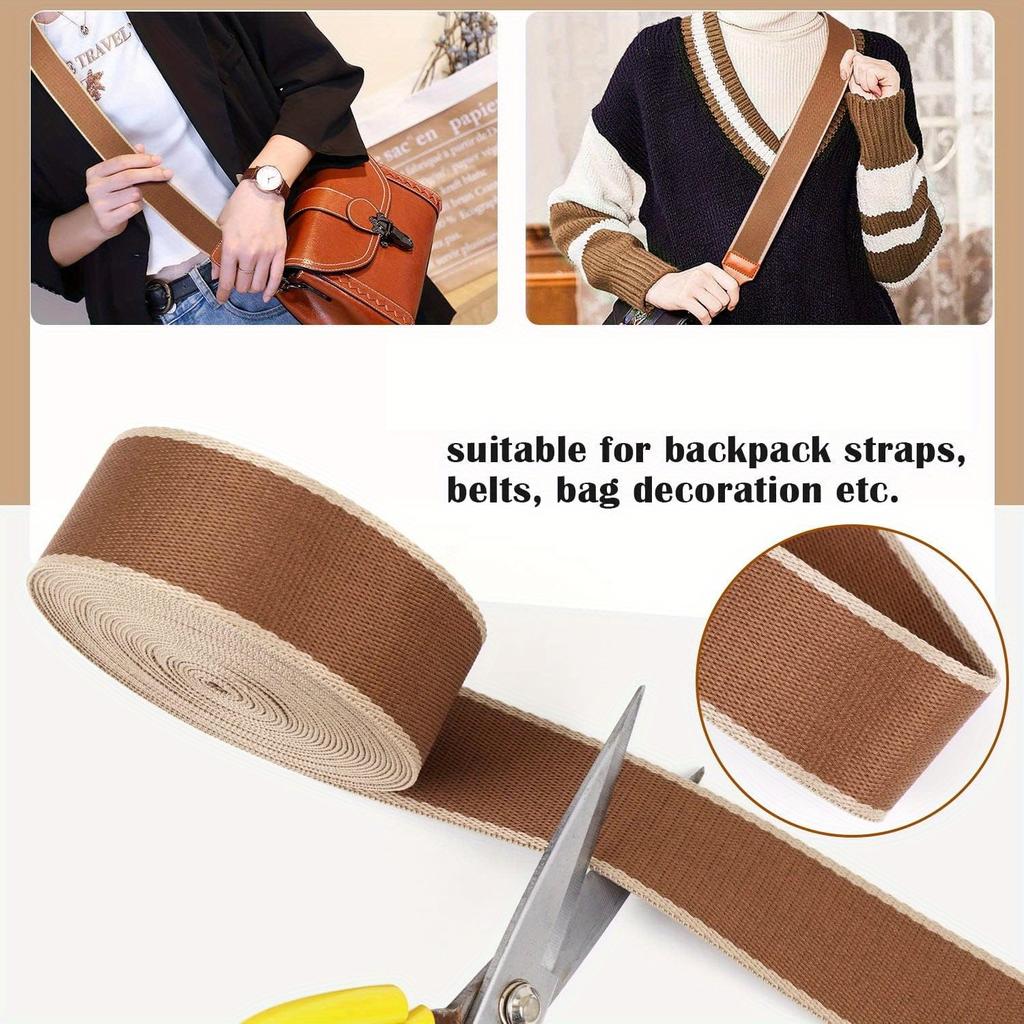 5 ярдов полосатой стропы нейлоновая стропа 1,5 дюйма стропа ремень нейлоновый ремешок стропа для кошелька ремешки лента